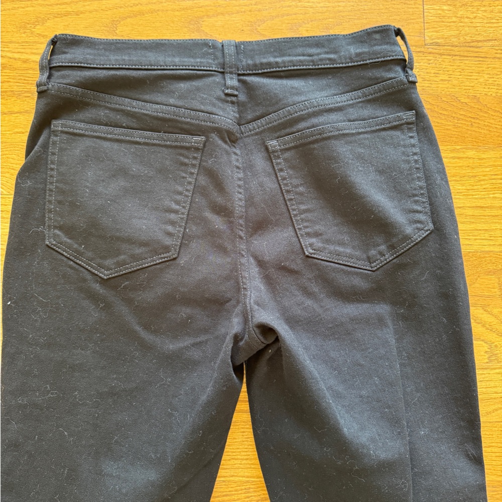 J Crew Factory Mid-Rise Flare Crop, Black, Size 29, Finished hem, EUC - Picture 3 of 7